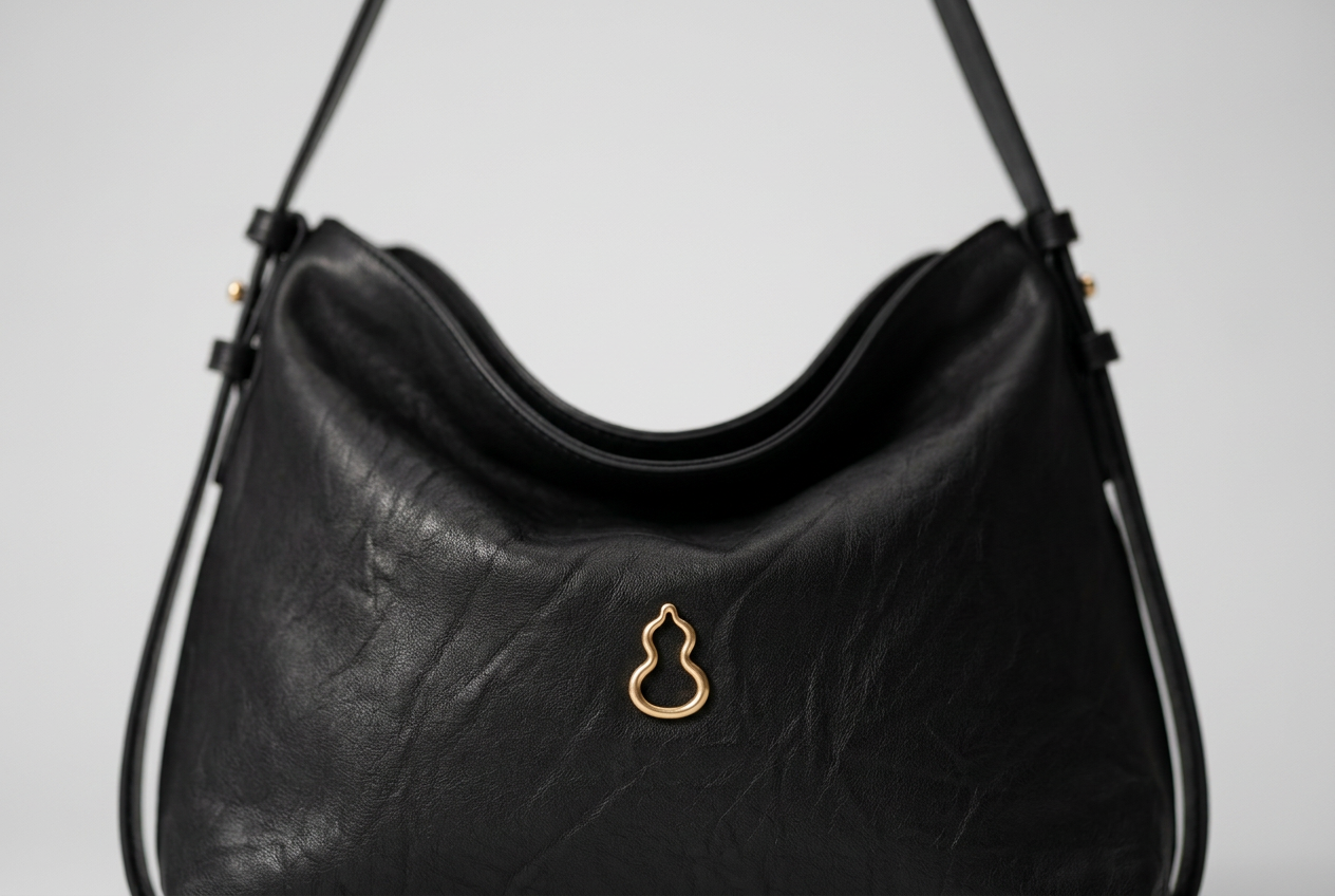 bampo-half-peak-genuine-leather-tote-bag functional close up