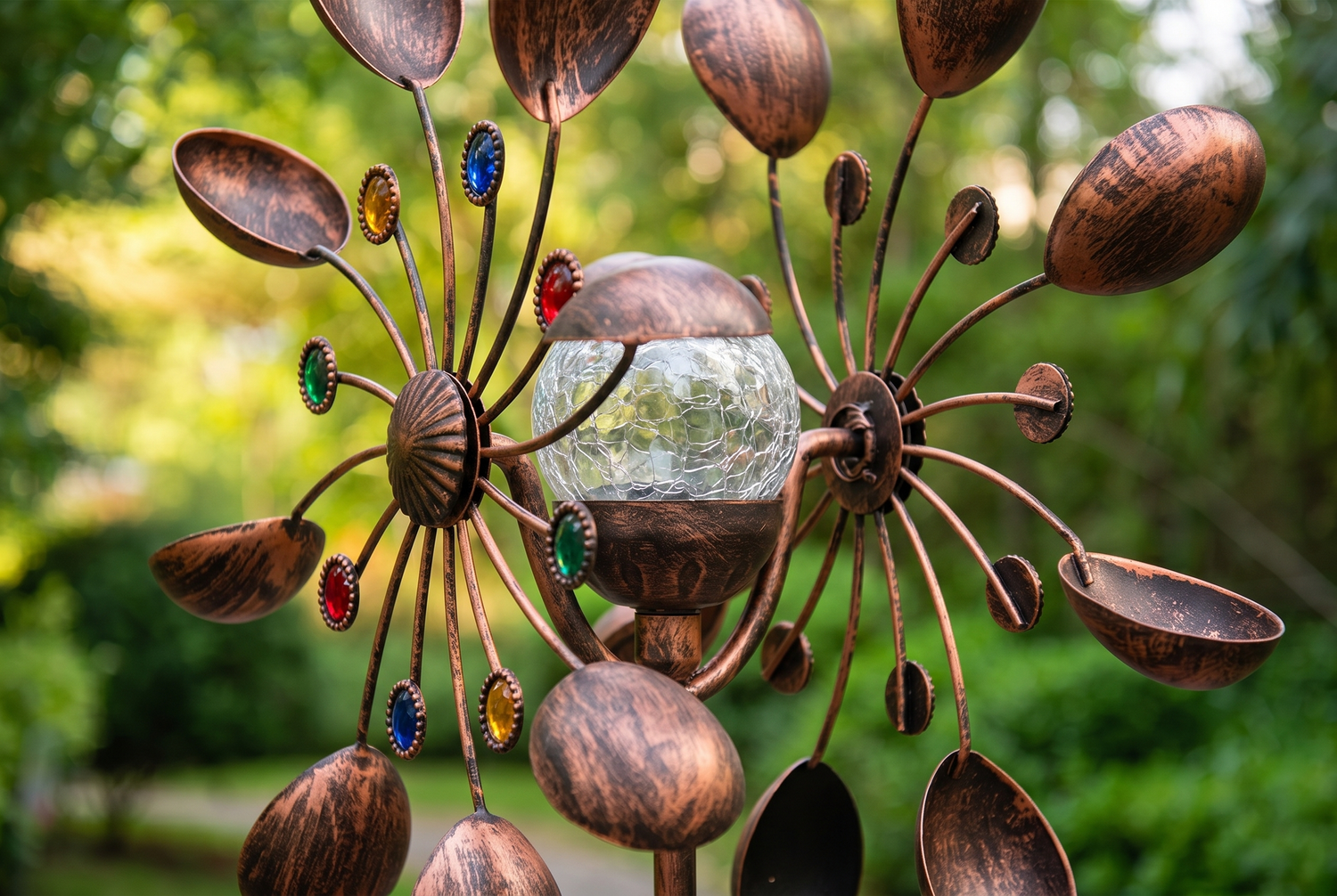 solar-wind-spinner-stake-everyday functional close up
