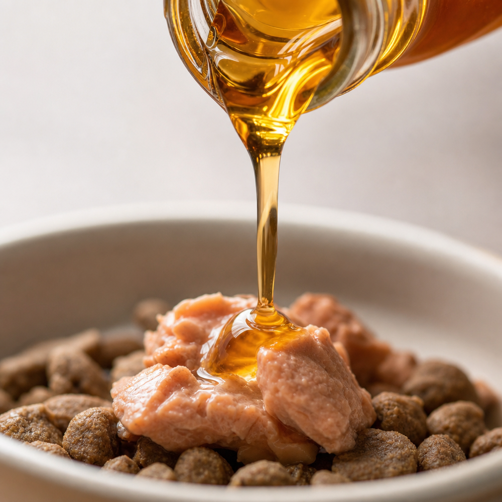 Salmon Oil On The Kibble
