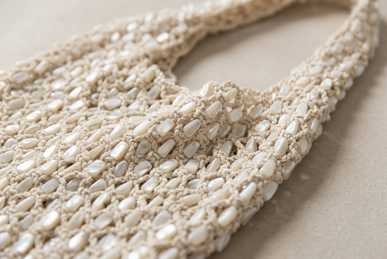korean-style-plush-woven-shoulder-handbag functional close up