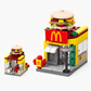 Creative City Building Blocks set with bricks and figures arranged for play