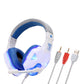 Gaming headset connectors showing 3.5mm and USB wired cables