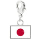 Stainless Steel National Flag Pendant Bracelet