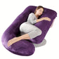 U-shaped maternity pillow | scale reference close up