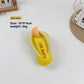 Soft plush squeaky toy for dogs, a single shape from the assorted animal and food range