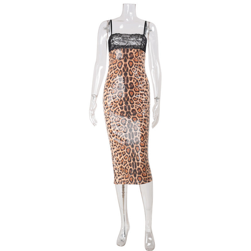 Close-up of the leopard print fabric and its soft shimmer texture