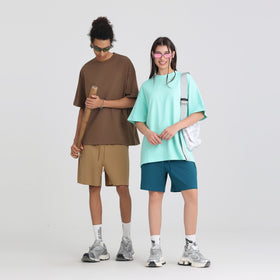 Heavyweight Oversized Cotton Crew Neck T-Shirt