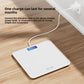 Body fat scale on a hard floor with a person stepping on