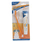 Pet finger toothbrush and dual head brush with a beef flavour pet paste tube