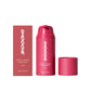 Raspberry pink foundation pump bottle and carton printed SMOOCHE with a 30ml label, 30 ml option