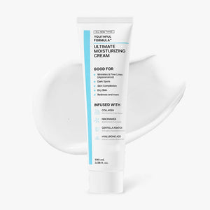 Niacinamide moisturizing cream tube with ingredient detail