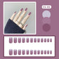 CS01-40 Wearing Nail Art Finished Nail Pieces Long Frosted Nail Pieces | evening warm ambience styling