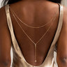 gold back chain 611