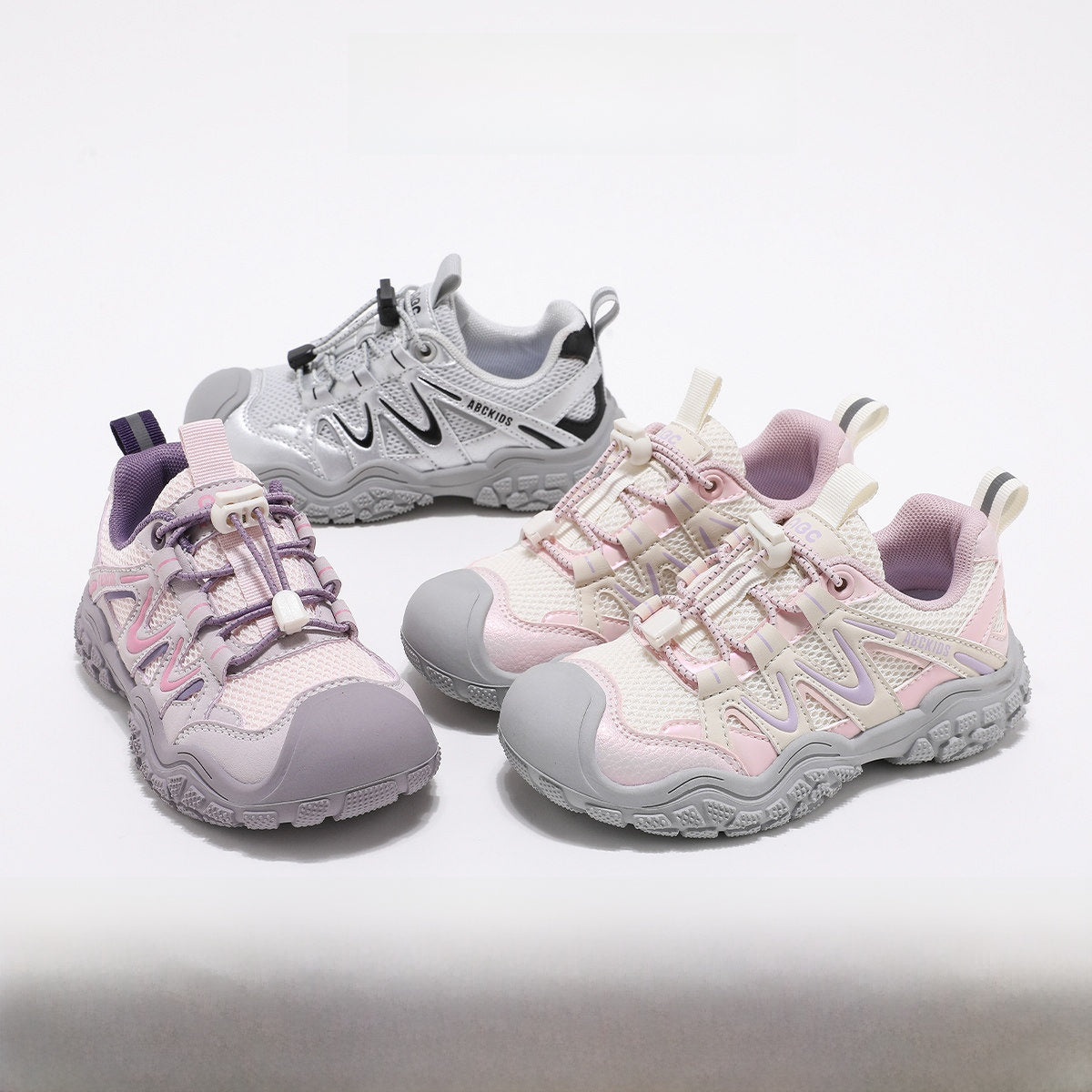 Kids Anti-Slip Running Shoes | close up material texture