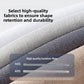 Close view of stacked bamboo viscose sock cuffs in white, grey, navy and khaki showing the knit texture
