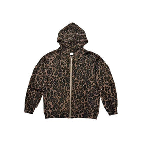 Mens Leopard Print Hooded Sweatshirt