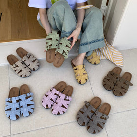 Woven Fisherman Slide Sandals