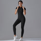 High Elastic Long Sleeve Jumpsuit Fitness Wear
