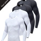 4-pack two black and two white compression shirts, variant photo for size S