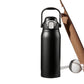 Side profile of the thermos cup with side handle visible
