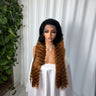 Black to Caramel Brown Ombre, 34 in