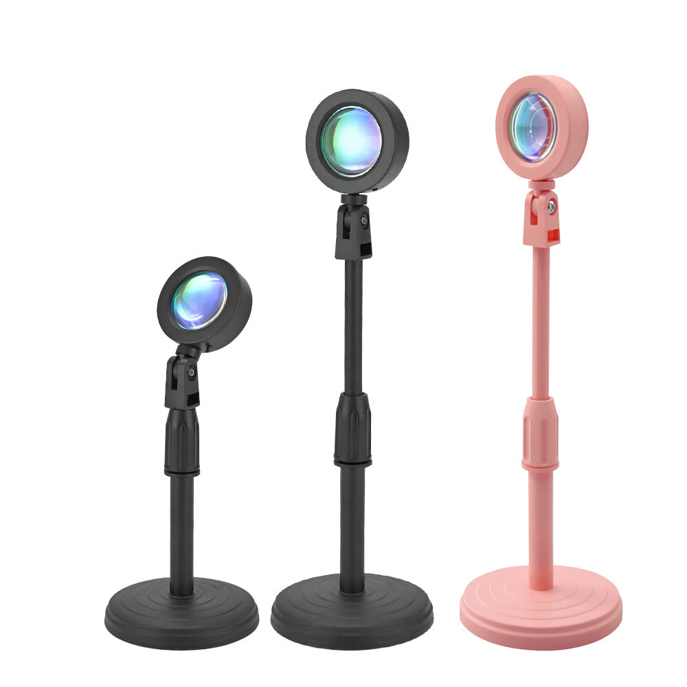 USB sunset projection ambient lamp, warm sunset red projection