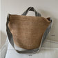 Raffia Hand-Woven Tote Bag | instruction reference image