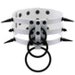 Rivet Spike Adjustable PU Leather Neck Collar