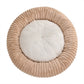 Plush Round Pet Bed | horizontal hero composition