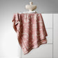 Double Sided Heart Pattern Womens Scarf