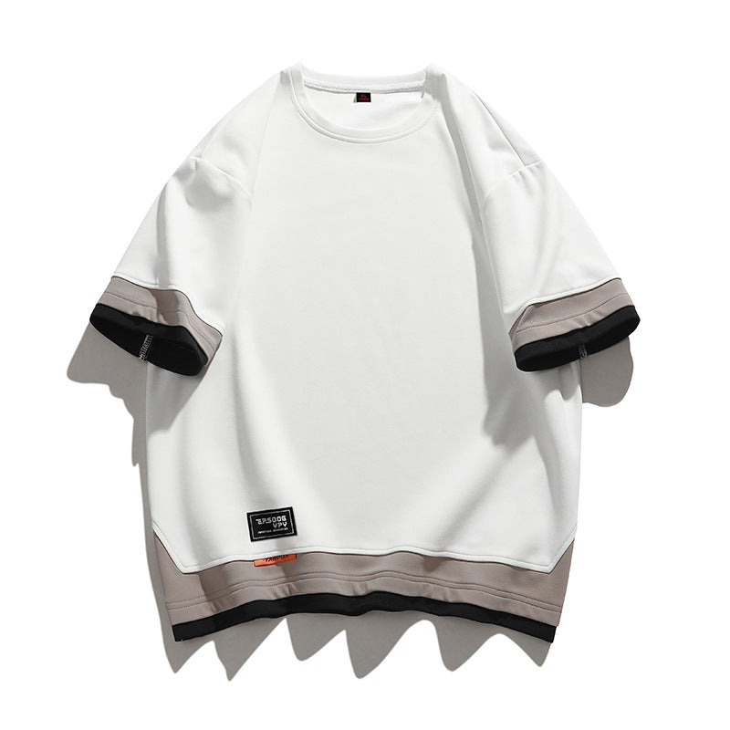 Mens Round Neck Short Sleeve T-Shirt | travel friendly carry scenario