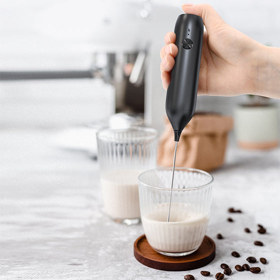 USB Rechargeable Handheld Electric Milk Frother