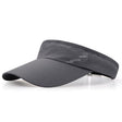 Solid color empty top hat dark gray