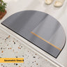 Gray Geometric Lines / 50x80 cm | 20x31 in, 4mm thick