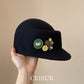 Retro Wool Equestrian Beret Hat