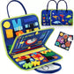 Montessori felt quiet book with dressing and matching activities