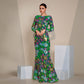 Elegant Sequin Long Sleeve Evening Dress