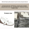 Brown Foldable Wedge Pillow Vacuum Compr