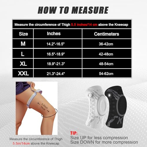 Adjustable knee support worn on a bent knee during movement