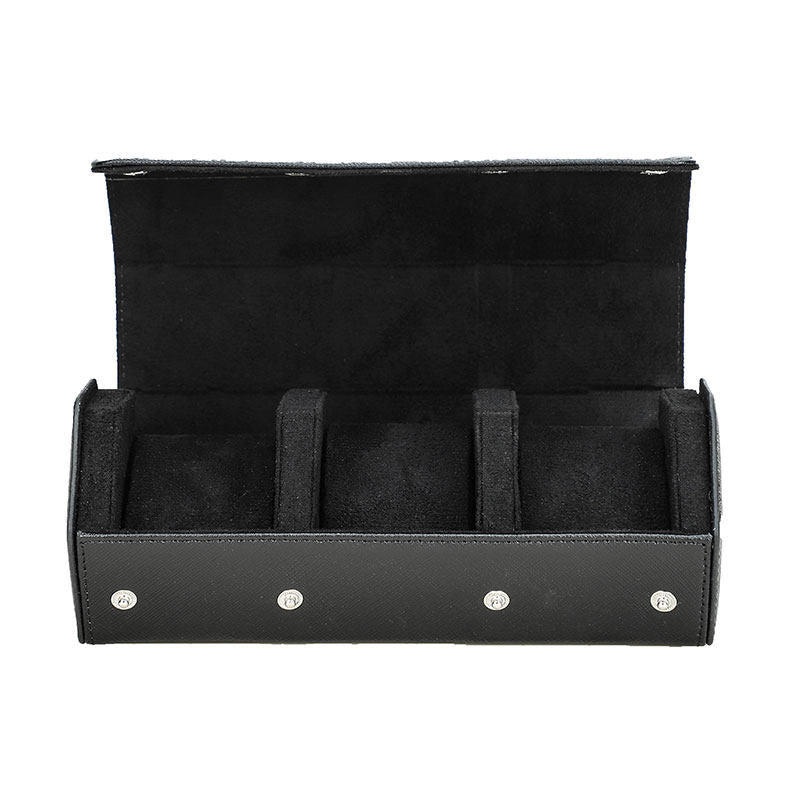 Quilted watch roll storage case colour comparison