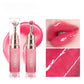 OLIBOLLA lip glaze tube and its metal spoon tip on a plain white background