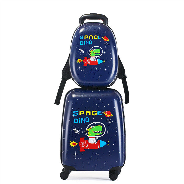 Owl tree print children's hardshell backpack with rounded body and top handle