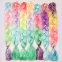 Glitter Tinsel Jumbo Braiding Hair