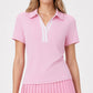 Womens Quick-Dry Breathable Lapel Polo Shirt