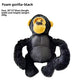 Assorted plush squeaky pet toy shape in soft corn velvet, made for supervised dog play