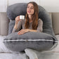 U-shaped maternity pillow | lifestyle in use