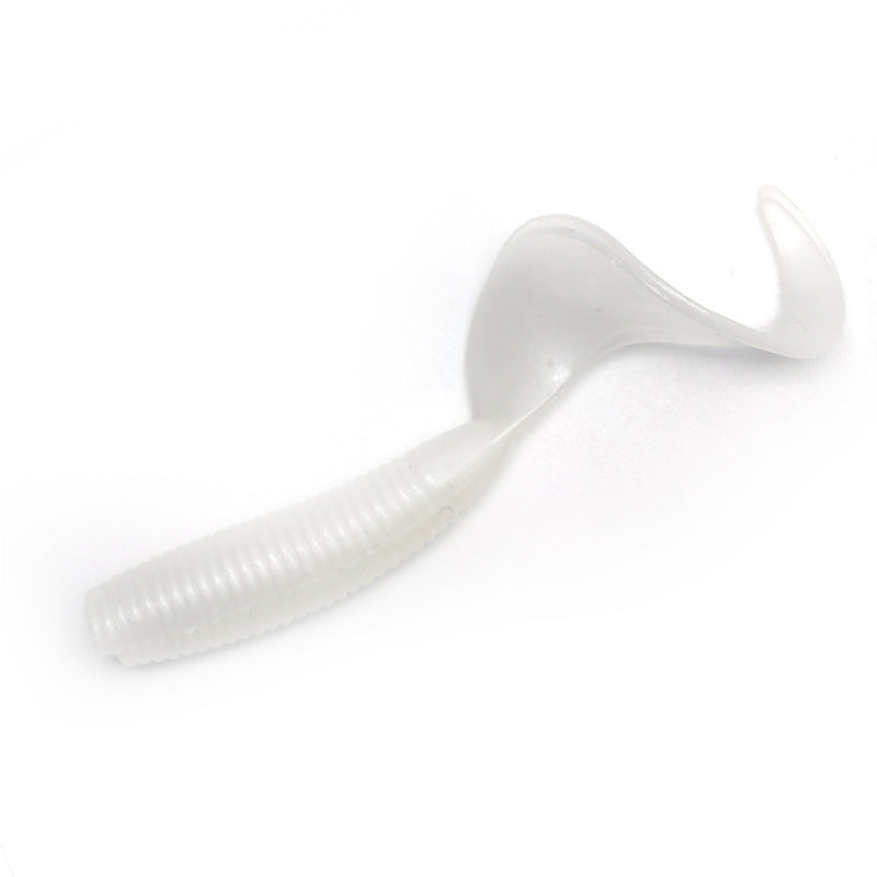 Spiral Tail Soft Fishing Bait | front view product shot