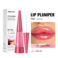 Lakerain lip plumper shade 5 Soft Pink bottle and box with a close up of glossy lips, 7 g net