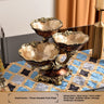 Three-head plate