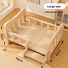 Large Solid Wood Bed Pets ?15 lbs